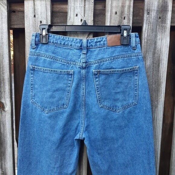 Nasty Gal Denim Jeans High Waist Mom Jeans Cotton Blend Pants Size M - Picture 9 of 13